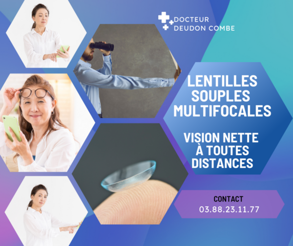 Passez aux lentilles multifocales souples pour une vision nette à toutes distances !