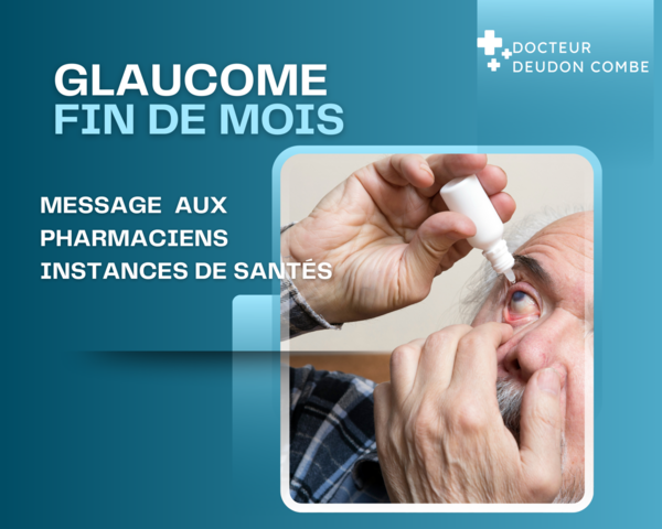 Glaucome message à nos amis pharmaciens