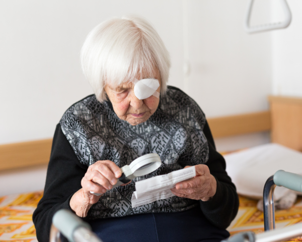 Gérer la DMLA à un âge avancé 